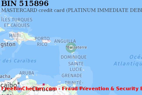 515896 MASTERCARD credit Antigua and Barbuda AG BIN Liste 
