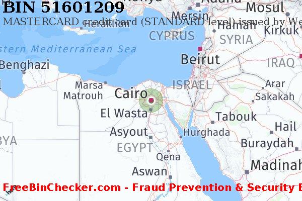 51601209 MASTERCARD credit Egypt EG BIN List