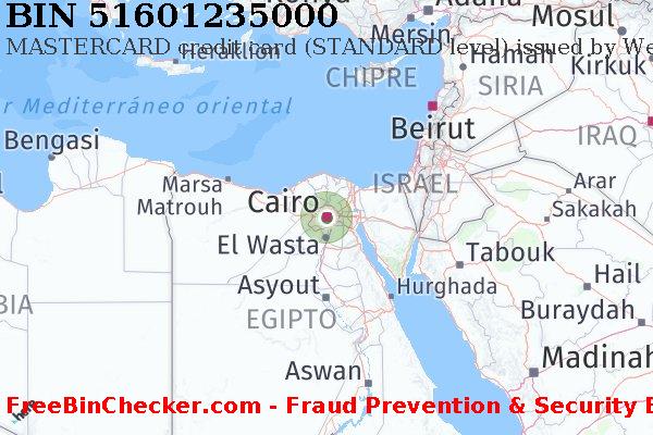 51601235000 MASTERCARD credit Egypt EG Lista de BIN