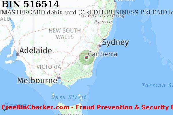 516514 MASTERCARD debit Australia AU BIN List