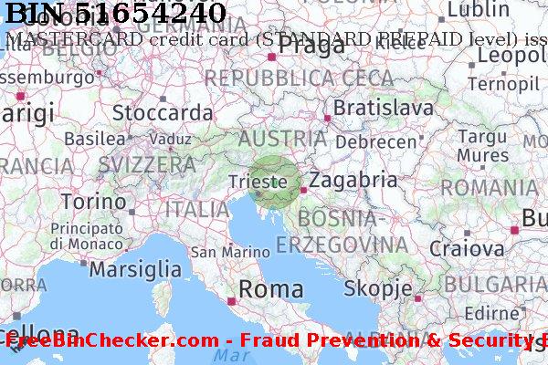 51654240 MASTERCARD credit Slovenia SI Lista BIN