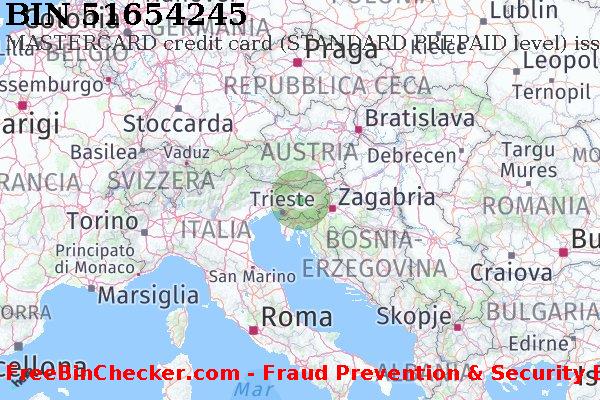 51654245 MASTERCARD credit Slovenia SI Lista BIN