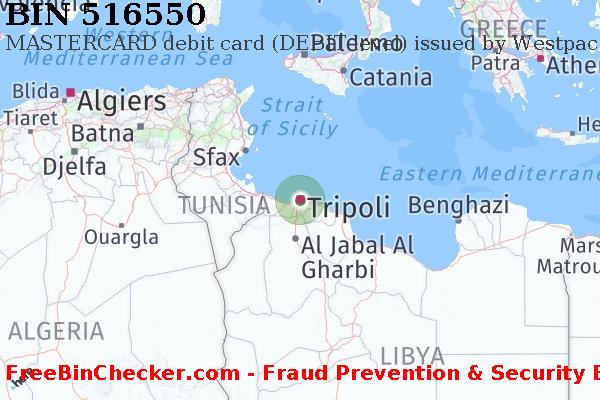 516550 MASTERCARD debit Libya LY BIN List