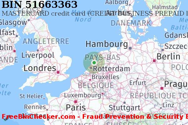 51663363 MASTERCARD credit The Netherlands NL BIN Liste 