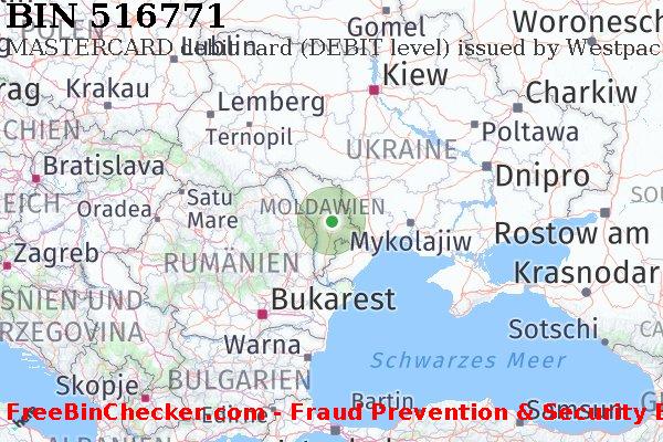 516771 MASTERCARD debit Moldova MD BIN-Liste