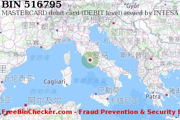 516795 MASTERCARD debit Italy IT BIN列表