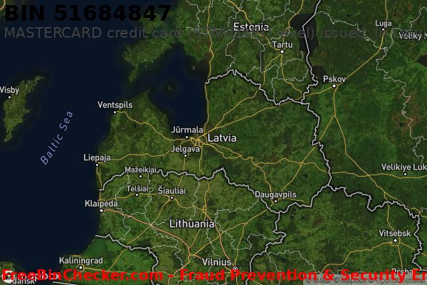 51684847 MASTERCARD credit Latvia LV BIN List
