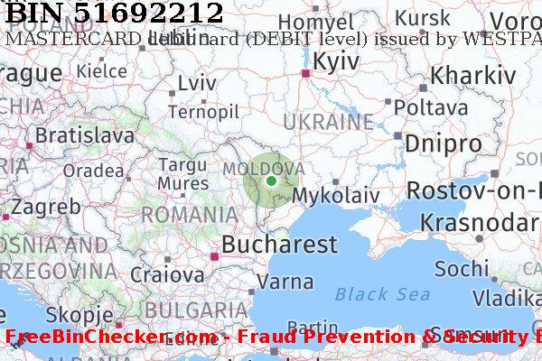 51692212 MASTERCARD debit Moldova MD BIN List