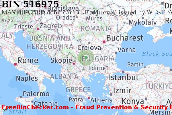 516975 MASTERCARD debit Bulgaria BG BIN List