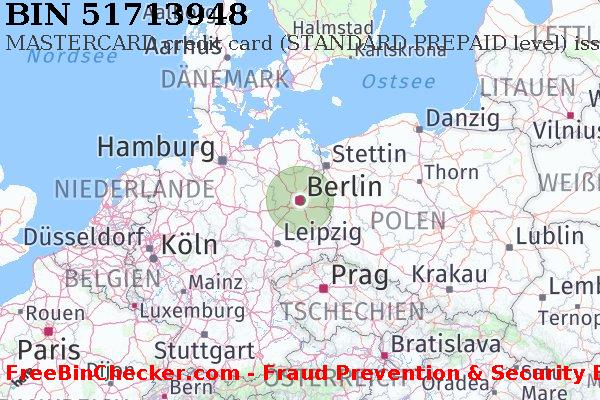 51713948 MASTERCARD credit Germany DE BIN-Liste
