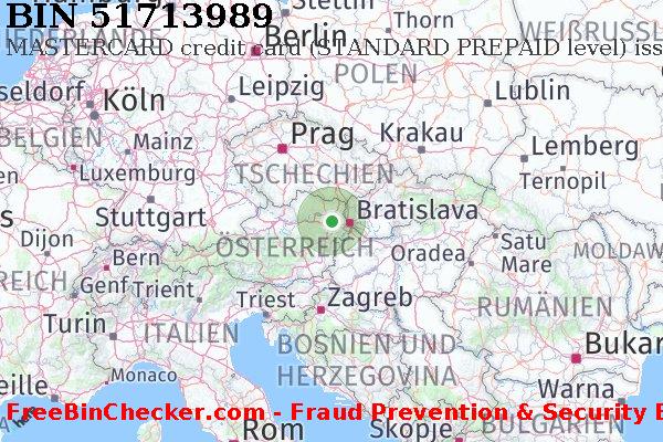 51713989 MASTERCARD credit Austria AT BIN-Liste