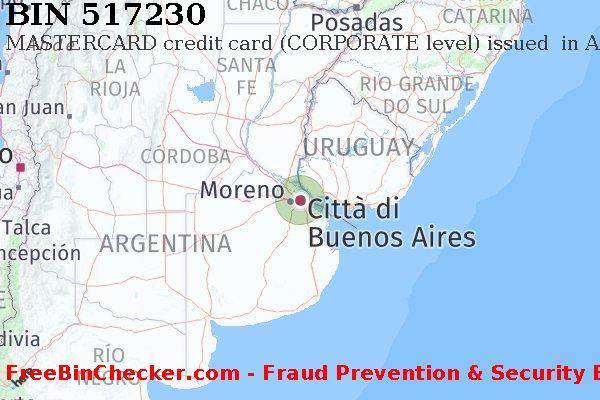 517230 MASTERCARD credit Argentina AR Lista BIN