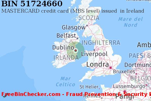 51724660 MASTERCARD credit Ireland IE Lista BIN