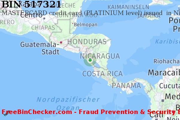 517321 MASTERCARD credit Nicaragua NI BIN-Liste