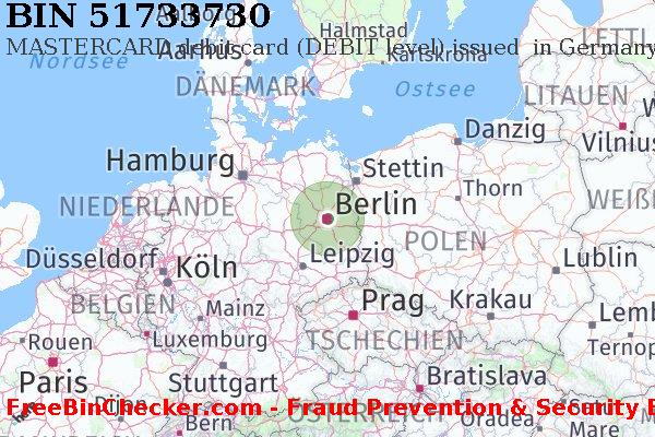 51733730 MASTERCARD debit Germany DE BIN-Liste