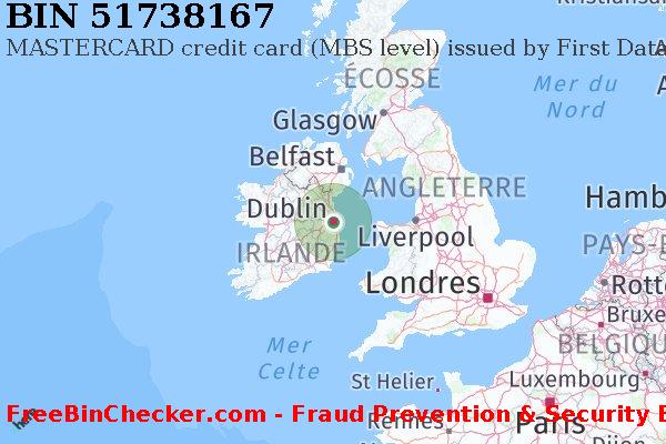 51738167 MASTERCARD credit Ireland IE BIN Liste 