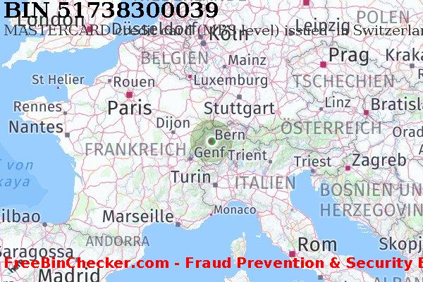 51738300039 MASTERCARD credit Switzerland CH BIN-Liste