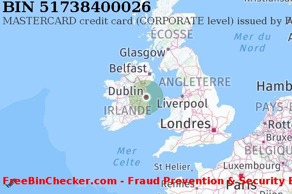 51738400026 MASTERCARD credit Ireland IE BIN Liste 