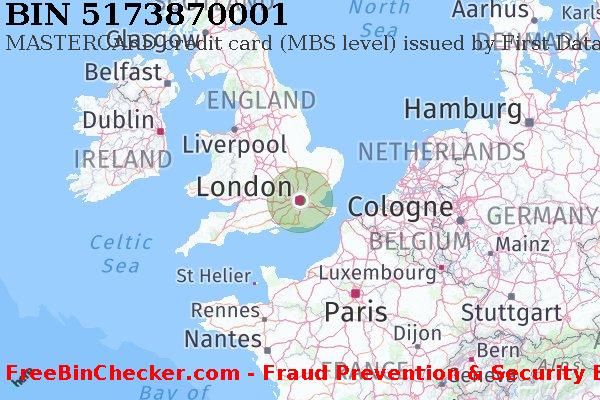 5173870001 MASTERCARD credit United Kingdom GB BIN List