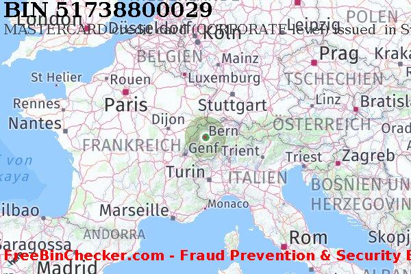 51738800029 MASTERCARD credit Switzerland CH BIN-Liste