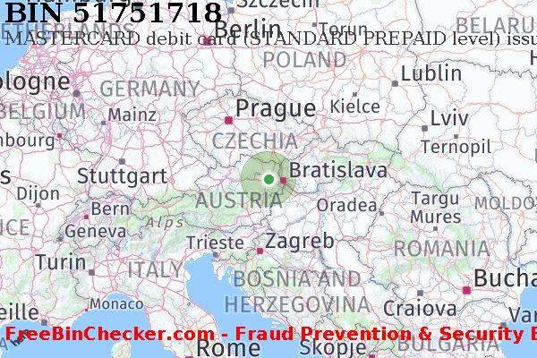 51751718 MASTERCARD debit Austria AT BIN List