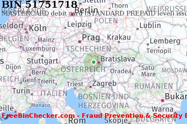 51751718 MASTERCARD debit Austria AT BIN-Liste