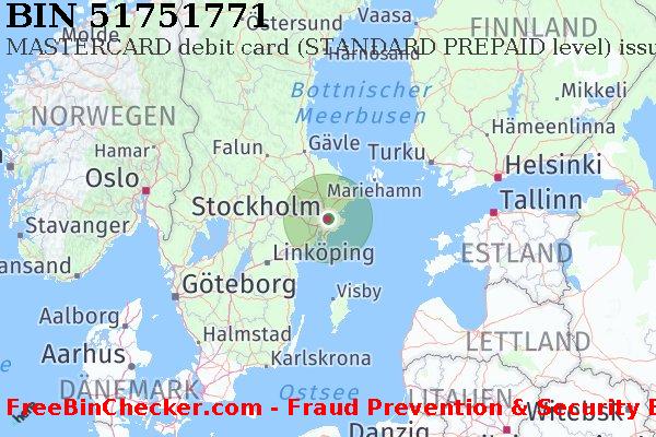 51751771 MASTERCARD debit Sweden SE BIN-Liste