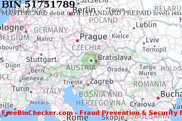 51751789 MASTERCARD debit Austria AT BIN List
