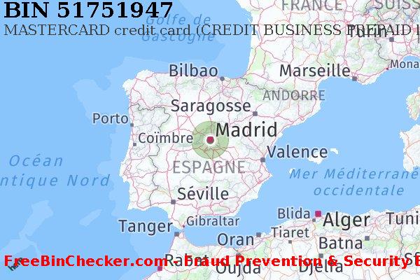 51751947 MASTERCARD credit Spain ES BIN Liste 