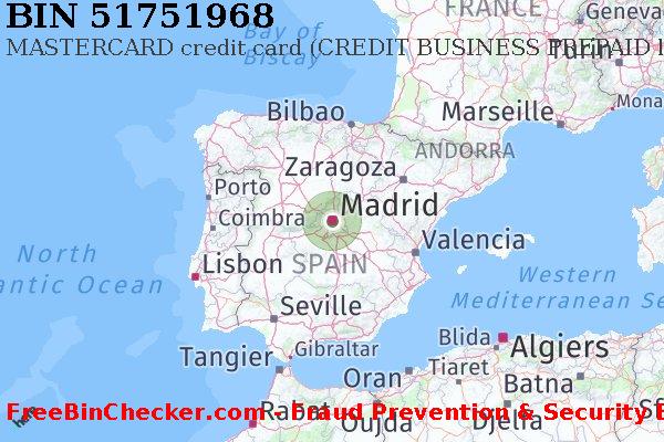 51751968 MASTERCARD credit Spain ES BIN List