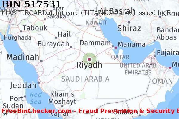 517531 MASTERCARD debit Saudi Arabia SA BIN List