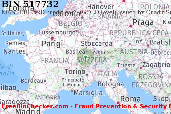 517732 MASTERCARD credit Switzerland CH Lista BIN