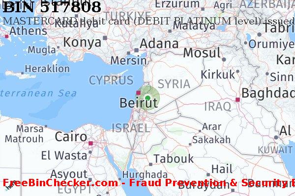 517808 MASTERCARD debit Syria SY BIN List