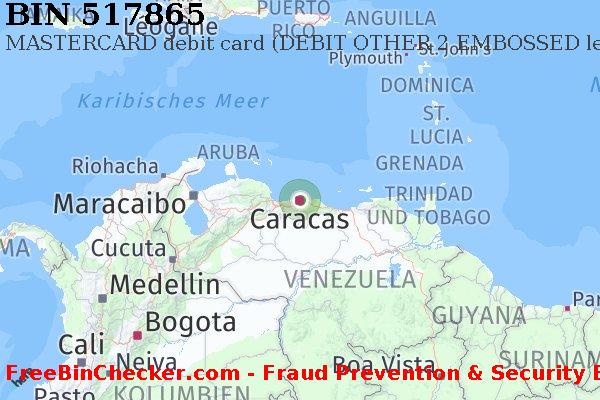 517865 MASTERCARD debit Venezuela VE BIN-Liste