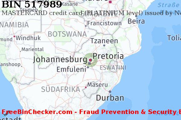 517989 MASTERCARD credit South Africa ZA BIN-Liste