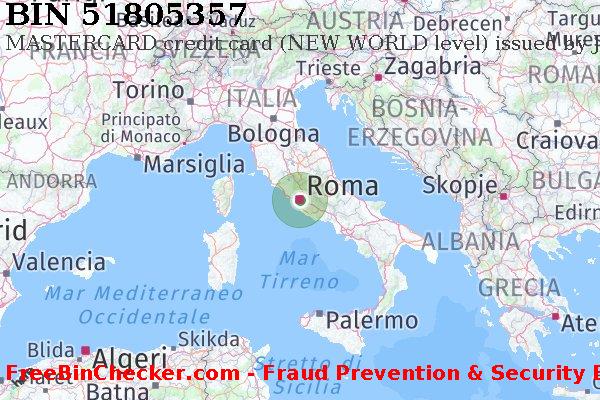 51805357 MASTERCARD credit Italy IT Lista BIN