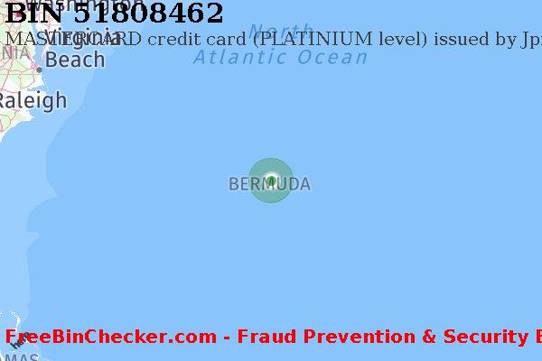 51808462 MASTERCARD credit Bermuda BM Lista de BIN