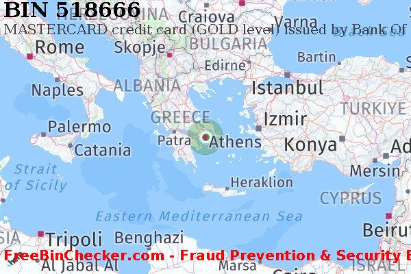 518666 MASTERCARD credit Greece GR BIN List