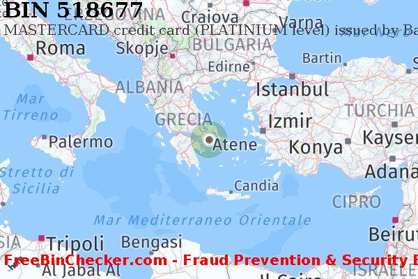 518677 MASTERCARD credit Greece GR Lista BIN