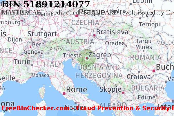 51891214077 MASTERCARD credit Croatia HR BIN List