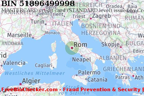 51896499998 MASTERCARD credit Italy IT BIN-Liste