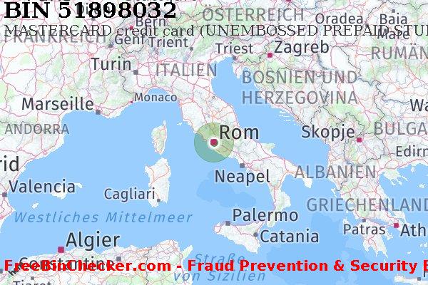 51898032 MASTERCARD credit Italy IT BIN-Liste
