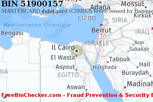 51900157 MASTERCARD debit Egypt EG Lista BIN