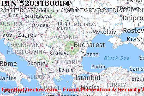5203160084 MASTERCARD debit Romania RO BIN List