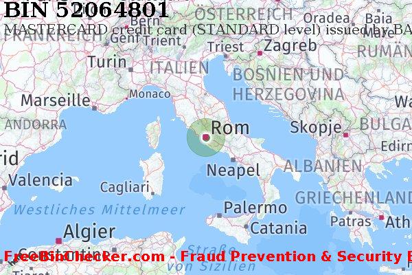52064801 MASTERCARD credit Italy IT BIN-Liste