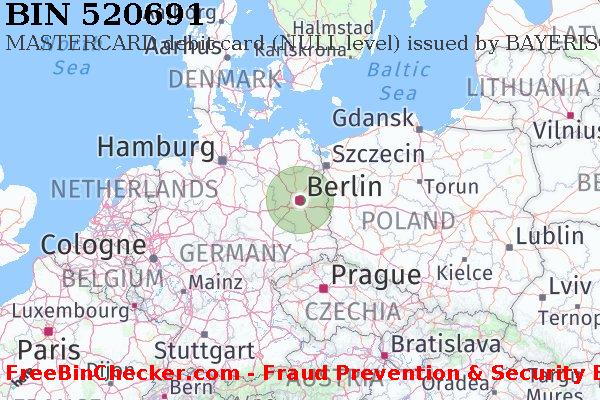 520691 MASTERCARD debit Germany DE BIN List