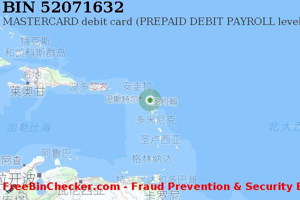 52071632 MASTERCARD debit Antigua and Barbuda AG BIN列表
