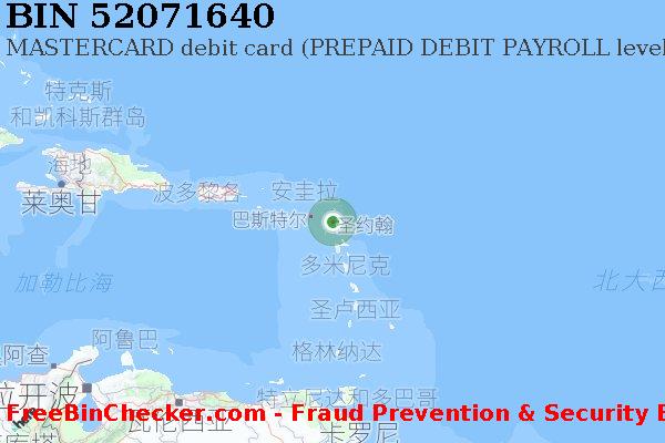 52071640 MASTERCARD debit Antigua and Barbuda AG BIN列表