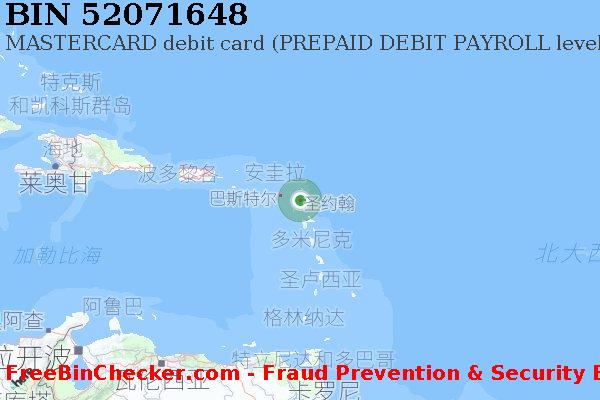 52071648 MASTERCARD debit Antigua and Barbuda AG BIN列表