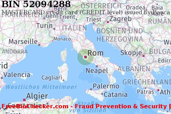 52094288 MASTERCARD credit Italy IT BIN-Liste